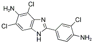 2-(4-AMINO-3-CHLORO-PHENYL)-4,6-DICHLORO-1 H-BENZOIMIDAZOL-5-YLAMINE Struktur