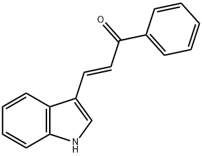 3-(1H-INDOL-3-YL)-1-PHENYL-2-PROPEN-1-ONE Struktur