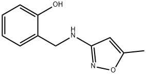 2-([(5-METHYL-3-ISOXAZOLYL)AMINO]METHYL)BENZENOL Struktur