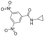 (3,5-DINITROPHENYL)-N-CYCLOPROPYLFORMAMIDE Struktur