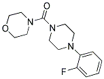 4-(2-FLUOROPHENYL)PIPERAZINYL MORPHOLIN-4-YL KETONE Struktur