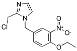 2-(CHLOROMETHYL)-1-(4-ETHOXY-3-NITROBENZYL)-1H-IMIDAZOLE Struktur