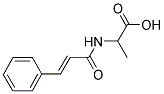 2-[[(2E)-3-PHENYLPROP-2-ENOYL]AMINO]PROPANOIC ACID Struktur