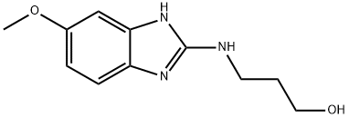 3-(5-METHOXY-1H-BENZOIMIDAZOL-2-YLAMINO)-PROPAN-1-OL Struktur