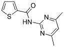 N-(4,6-DIMETHYLPYRIMIDIN-2-YL)-2-THIENYLFORMAMIDE Struktur