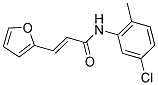 N-(5-CHLORO-2-METHYLPHENYL)-3-(2-FURYL)ACRYLAMIDE Struktur