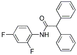 N-(2,4-DIFLUOROPHENYL)-2,2-DIPHENYLETHANAMIDE Struktur