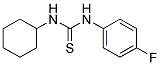 N-CYCLOHEXYL-N'-(4-FLUOROPHENYL)THIOUREA Struktur