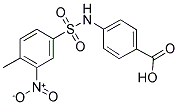 4-(4-METHYL-3-NITRO-BENZENESULFONYLAMINO)-BENZOIC ACID Struktur