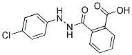 2-([2-(4-CHLOROPHENYL)HYDRAZINO]CARBONYL)BENZENECARBOXYLIC ACID Struktur