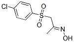 1-((4-CHLOROPHENYL)SULFONYL)-2-(HYDROXYIMINO)PROPANE Struktur