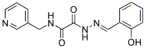 2-[2-(2-HYDROXYBENZYLIDENE)HYDRAZINO]-2-OXO-N-(3-PYRIDINYLMETHYL)ACETAMIDE Struktur