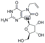 7-ALLYL-7,8-DIHYDRO-8-OXOGUANOSINE Struktur