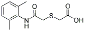 [(2,6-DIMETHYL-PHENYLCARBAMOYL)-METHYLSULFANYL]-ACETIC ACID Struktur