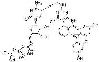 FLUORESCEIN CHLOROTRIAZINYL-4-CTP Struktur