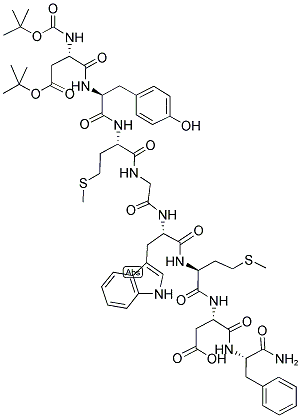 (OBUT1)-CHOLECYSTOKININ 26-33 PROTECTED Struktur