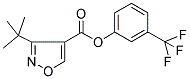 3-(TRIFLUOROMETHYL)PHENYL 3-(TERT-BUTYL)-4-ISOXAZOLECARBOXYLATE Struktur