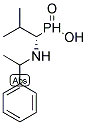 N-(1-(S)-METHYLBENZYL)-(S)-1-AMINO(2- METHYLPROPANE) PHOSPHINIC ACID Struktur