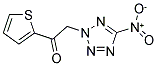 2-(5-NITRO-2H-TETRAAZOL-2-YL)-1-(2-THIENYL)ETHANONE Struktur