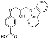 4-(3-CARBAZOL-9-YL-2-HYDROXY-PROPOXY)-BENZOIC ACID Struktur