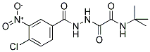 N-(TERT-BUTYL)-2-(2-(4-CHLORO-3-NITROBENZOYL)HYDRAZINO)-2-OXOACETAMIDE Struktur