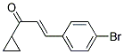 3-(4-BROMOPHENYL)-1-CYCLOPROPYLPROP-2-EN-1-ONE Struktur