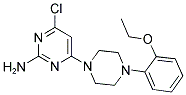 4-CHLORO-6-[4-(2-ETHOXYPHENYL)PIPERAZINO]-2-PYRIMIDINAMINE Struktur