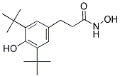 3-(3,5-DI-TERT-BUTYL-4-HYDROXY-PHENYL)-N-HYDROXY-PROPIONAMIDE Struktur