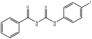 N-BENZOYL-N'-(4-IODOPHENYL)THIOUREA Struktur