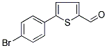 5-(4-BROMO-PHENYL)-THIOPHENE-2-CARBALDEHYDE Struktur