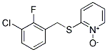 2-[(3-CHLORO-2-FLUOROBENZYL)THIO]PYRIDINIUM-1-OLATE Struktur