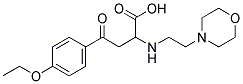 4-(4-ETHOXYPHENYL)-2-[(2-MORPHOLINOETHYL)AMINO]-4-OXOBUTANOIC ACID Struktur