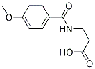 3-[(4-METHOXYBENZOYL)AMINO]PROPANOIC ACID Struktur