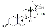 16BETA-BROMO-17ALPHA-HYDROXYPREGNENOLONE Struktur