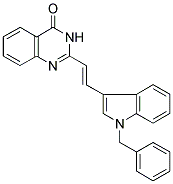 2-[(E)-2-(1-BENZYL-1H-INDOL-3-YL)VINYL]QUINAZOLIN-4(3H)-ONE Struktur