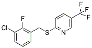 2-[(3-CHLORO-2-FLUOROBENZYL)THIO]-5-(TRIFLUOROMETHYL)PYRIDINE Struktur