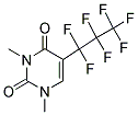 1,3-DIMETHYL-5-HEPTAFLUOROPROPYLURACIL Struktur