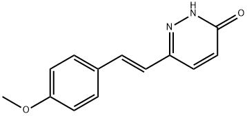 6-(4-METHOXYSTYRYL)-3-PYRIDAZINOL Struktur