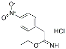 2-(4-NITRO-PHENYL)-ACETIMIDIC ACID ETHYL ESTER, HYDROCHLORIDE Struktur