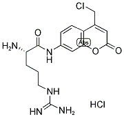 7-AMINO-4-CHLOROMETHYLCOUMARIN, CBZ-L-ARGININE AMIDE, HYDROCHLORIDE Struktur