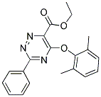 ETHYL 5-(2,6-DIMETHYLPHENOXY)-3-PHENYL-1,2,4-TRIAZINE-6-CARBOXYLATE Struktur