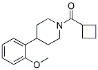 CYCLOBUTYL[4-(2-METHOXYPHENYL)PIPERIDINO]METHANONE Struktur