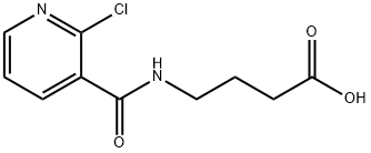 4-[(2-CHLORO-PYRIDINE-3-CARBONYL)-AMINO]-BUTYRIC ACID Struktur