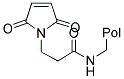 3-MALEIMIDOPROPIONYLAMINOMETHYL RESIN Struktur