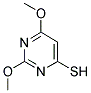 2,4-DIMETHOXY-6-MERCAPTOPYRIMIDINE Struktur