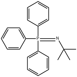 N2-(1,1,1-TRIPHENYL-LAMBDA5-PHOSPHANYLIDENE)-2-METHYLPROPAN-2-AMINE Struktur