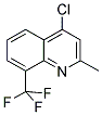 4-CHLORO-2-METHYL-8-(TRIFLUOROMETHYL)QUINOLINE Struktur