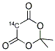 2,2-DIMETHYL-1,3-DIOXANE-4,6-DIONE [5-14C] Struktur