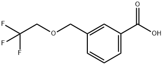 3-(2,2,2-TRIFLUORO-ETHOXYMETHYL)-BENZOIC ACID Struktur