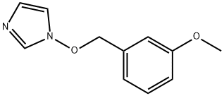 1-[(3-METHOXYBENZYL)OXY]-1H-IMIDAZOLE Struktur